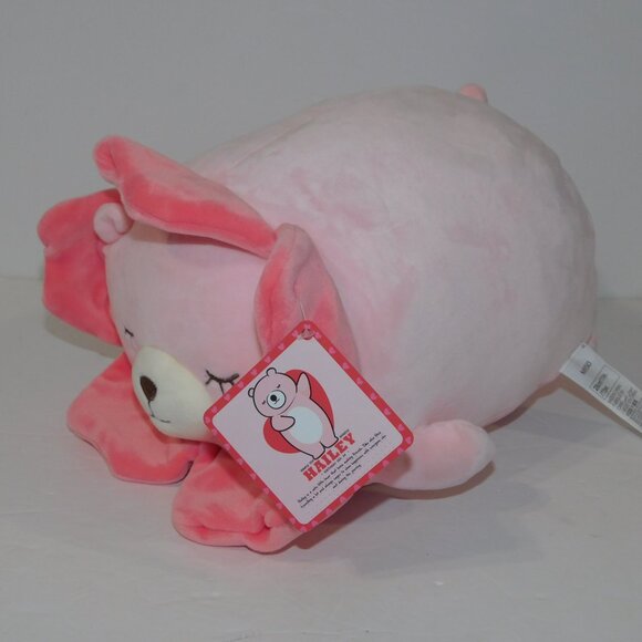 Penple Toy Miniso Life HAILEY Pink Sleeping Flower Bear 11" Stuffed Plush NEW - Picture 2 of 10